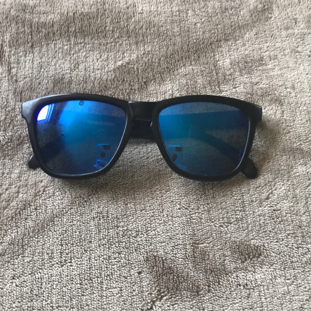 Blue Mirrored Knockaround Sunglasses